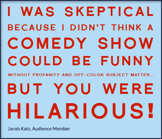 Image of Clean Comedy Testimonial