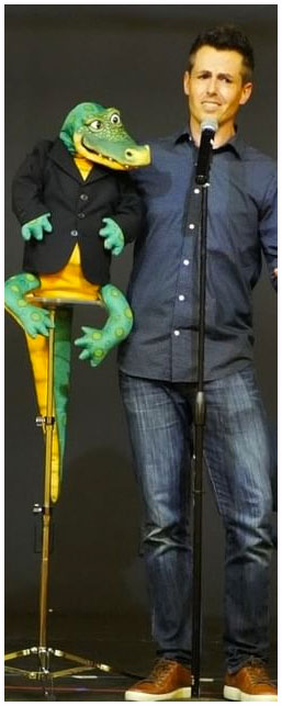 Image of Comedian Ventriloquist Alligator