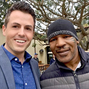 Image of Comedian Ventriloquist with Mike Tyson