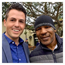 Image of comedian with mike tyson